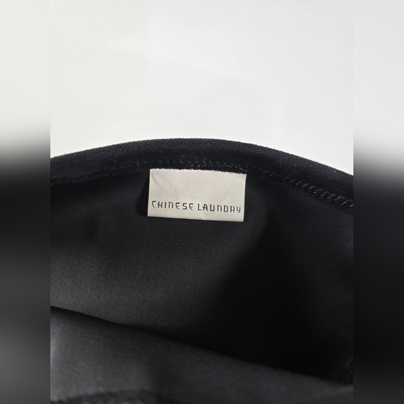 Chinese Laundry Over the Knee Thigh-High Black Faux Suede Boots Size 10 - Picture 10 of 11